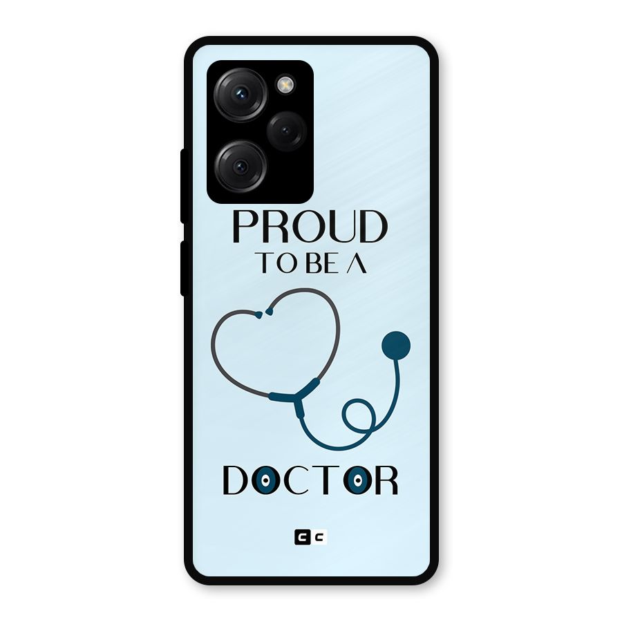 Proud 2B Doctor Metal Back Case for Poco X5 Pro