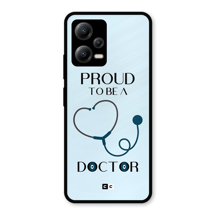 Proud 2B Doctor Metal Back Case for Redmi Note 12 5G