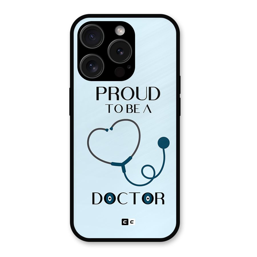 Proud 2B Doctor Metal Back Case for iPhone 15 Pro