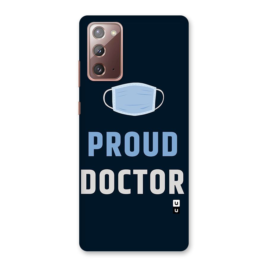 Proud Doctor Back Case for Galaxy Note 20