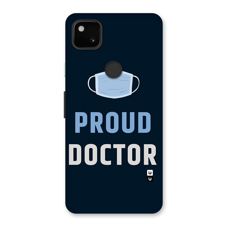 Proud Doctor Glass Back Case for Google Pixel 4a