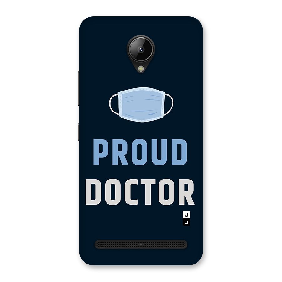 Proud Doctor Back Case for Lenovo C2
