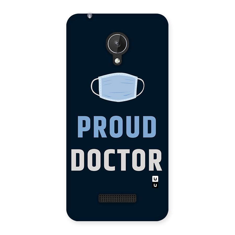 Proud Doctor Back Case for Micromax Canvas Spark Q380