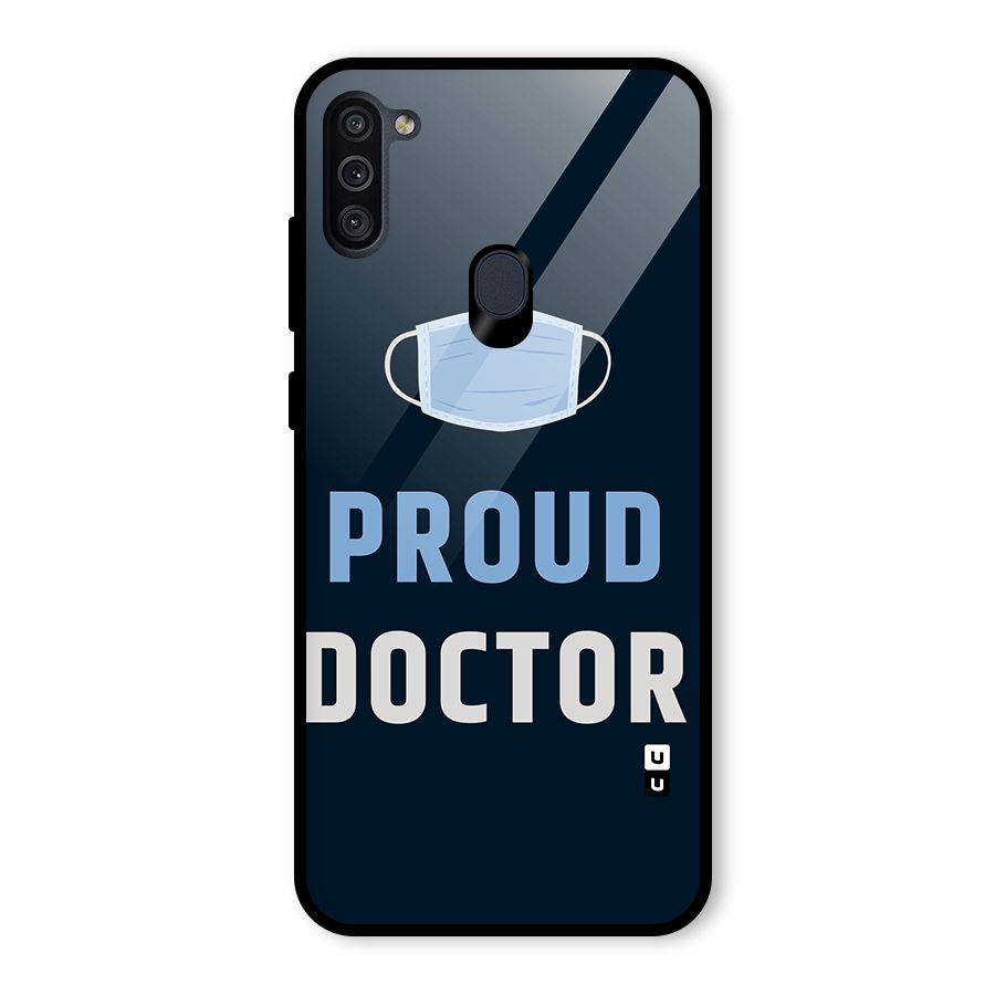 Proud Doctor Glass Back Case for Galaxy M11