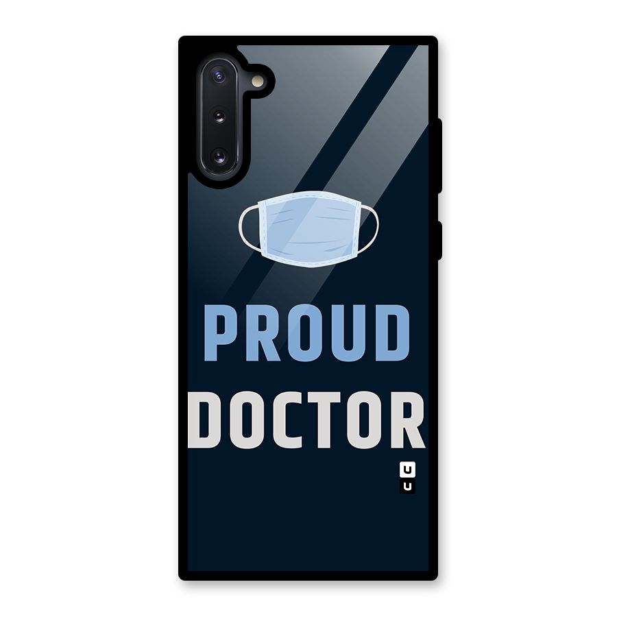 Proud Doctor Glass Back Case for Galaxy Note 10