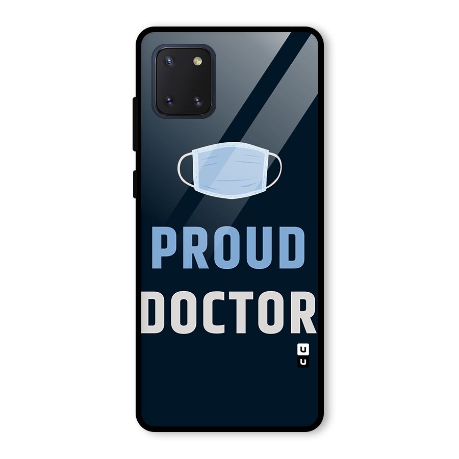 Proud Doctor Glass Back Case for Galaxy Note 10 Lite