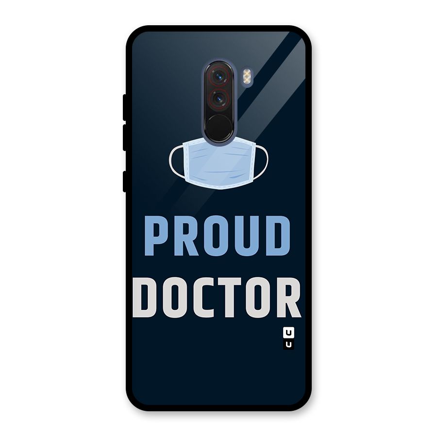 Proud Doctor Glass Back Case for Poco F1