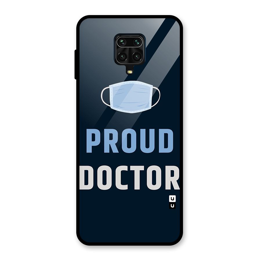 Proud Doctor Glass Back Case for Redmi Note 9 Pro