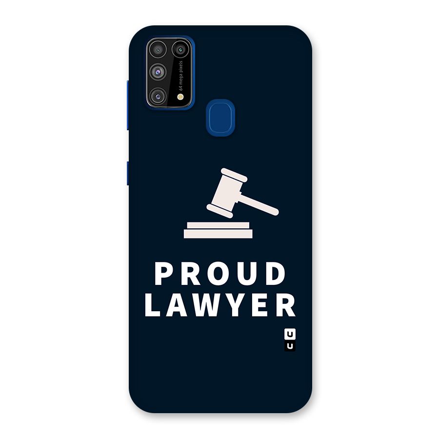 Proud Lawyer Glass Back Case for Galaxy F41