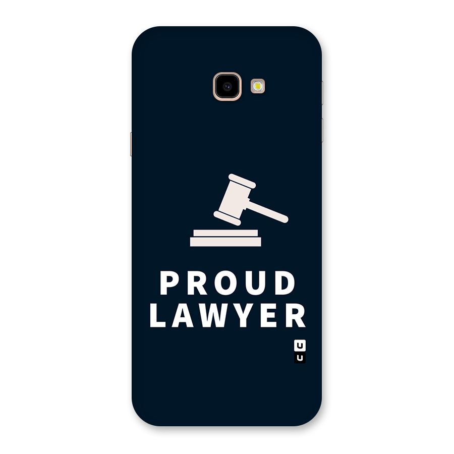 Proud Lawyer Back Case for Galaxy J4 Plus