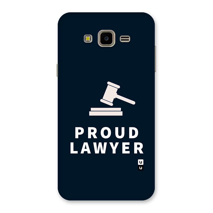 Proud Lawyer Back Case for Galaxy J7 Nxt
