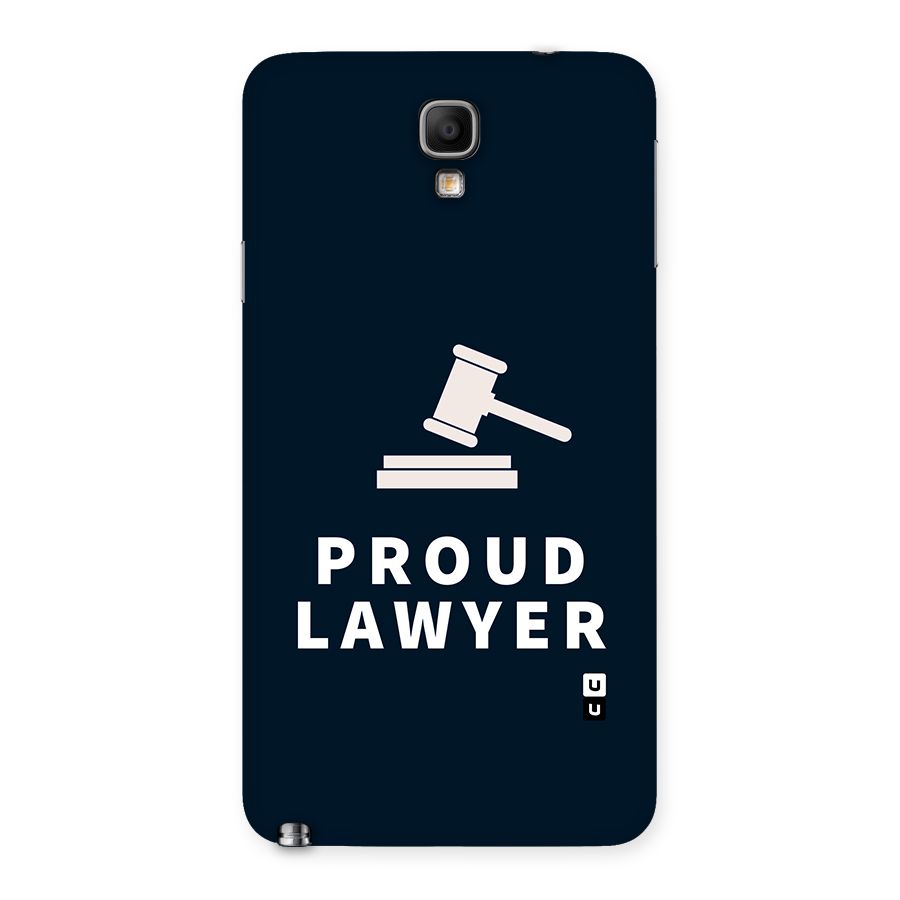 Proud Lawyer Back Case for Galaxy Note 3 Neo