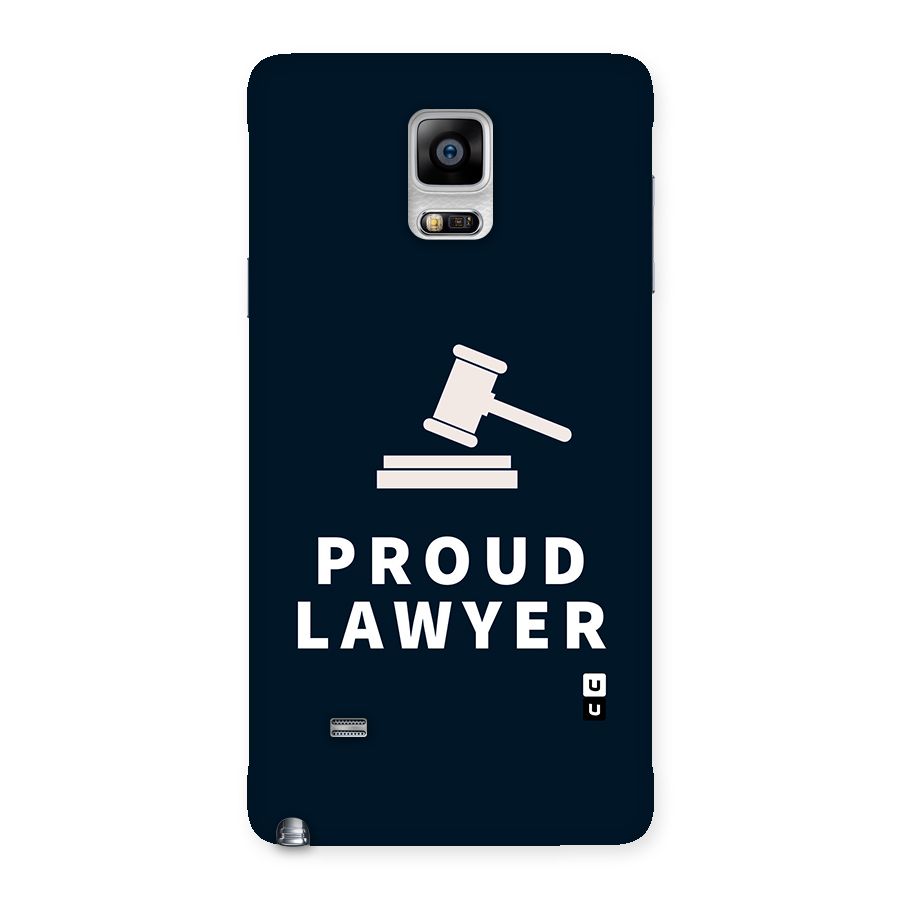 Proud Lawyer Back Case for Galaxy Note 4