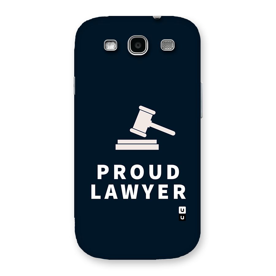 Proud Lawyer Back Case for Galaxy S3