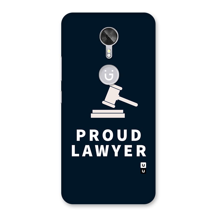 Proud Lawyer Back Case for Gionee A1