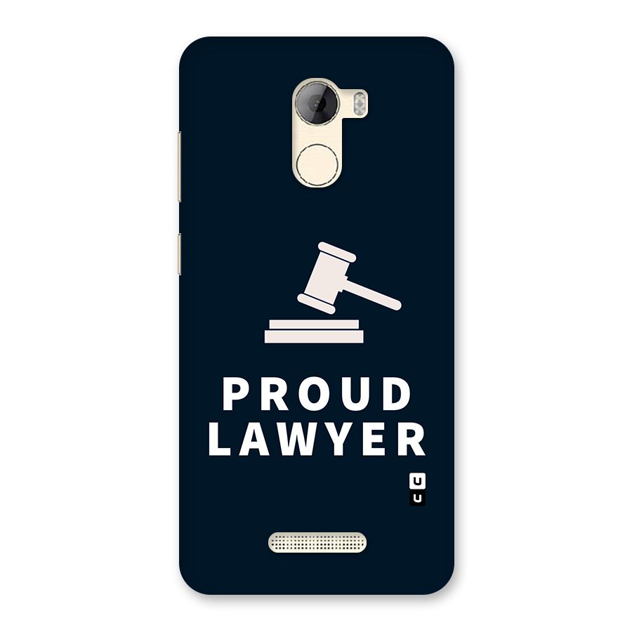 Proud Lawyer Back Case for Gionee A1 LIte