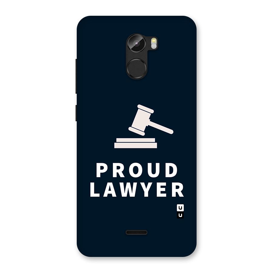 Proud Lawyer Back Case for Gionee X1