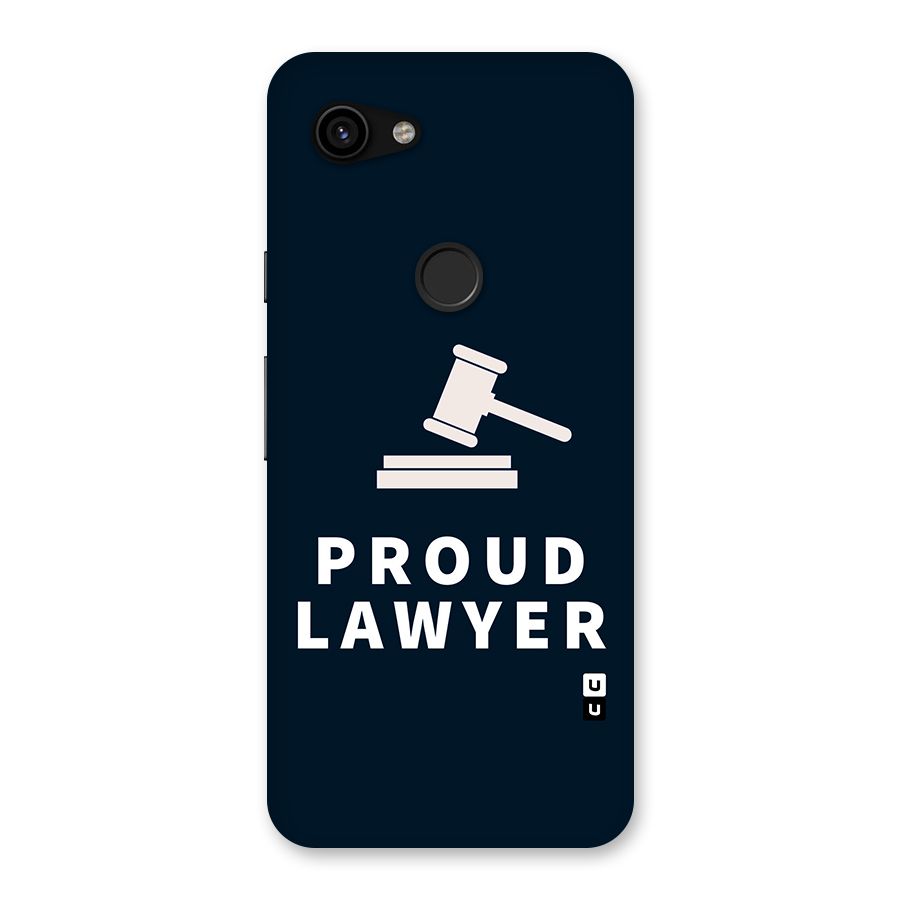 Proud Lawyer Back Case for Google Pixel 3a
