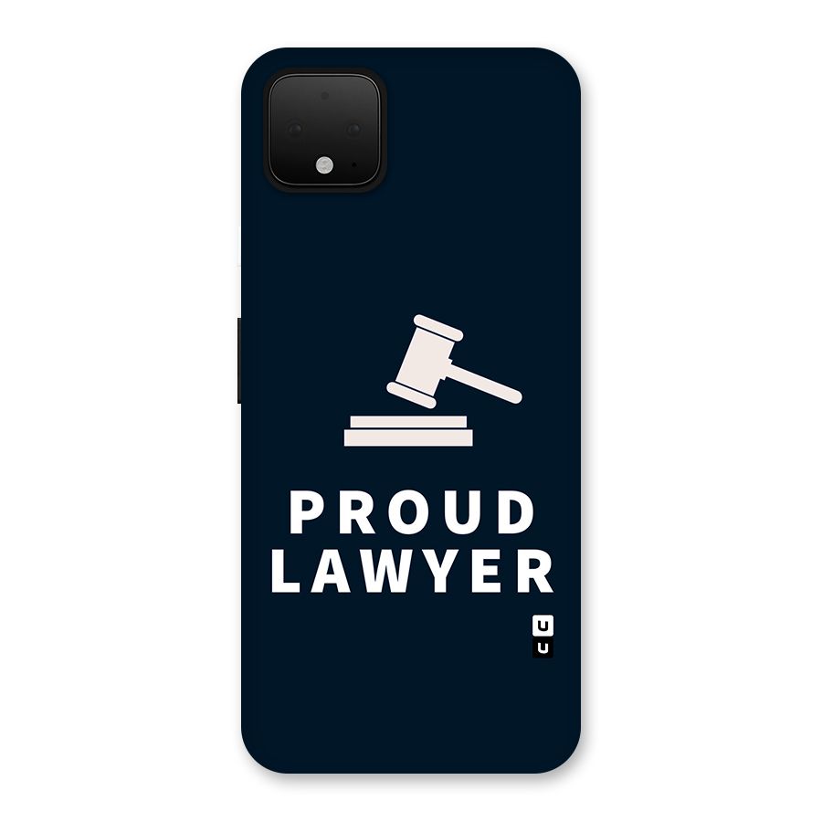 Proud Lawyer Back Case for Google Pixel 4 XL