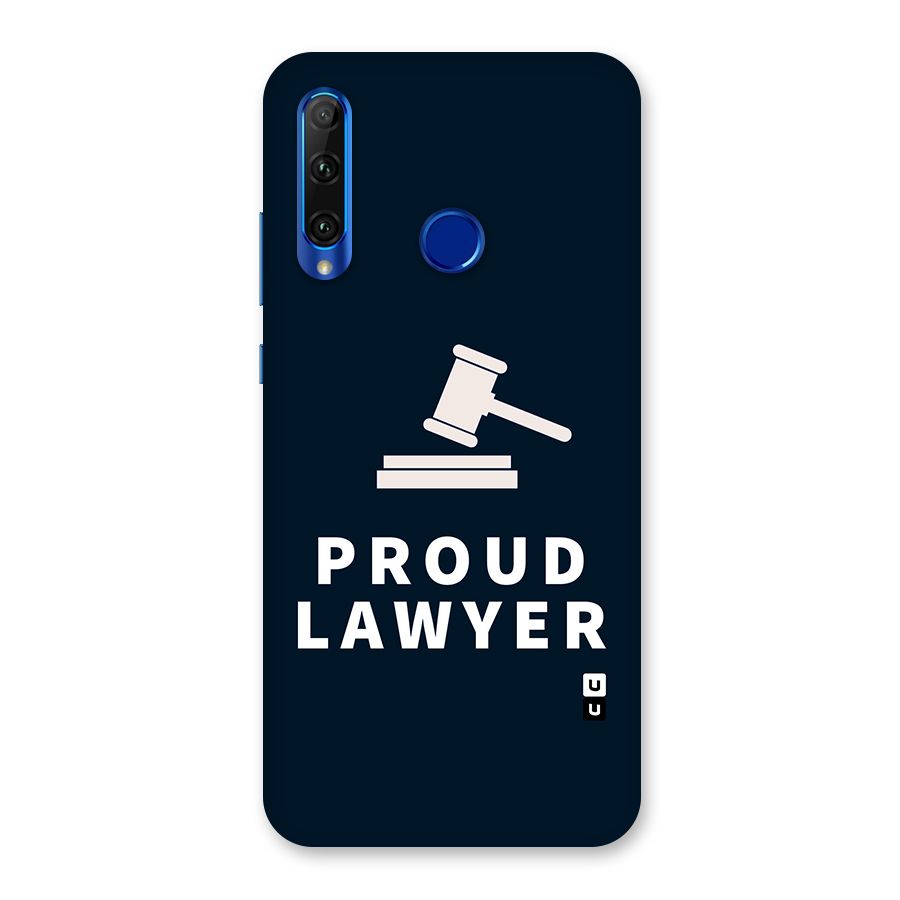 Proud Lawyer Back Case for Honor 20i
