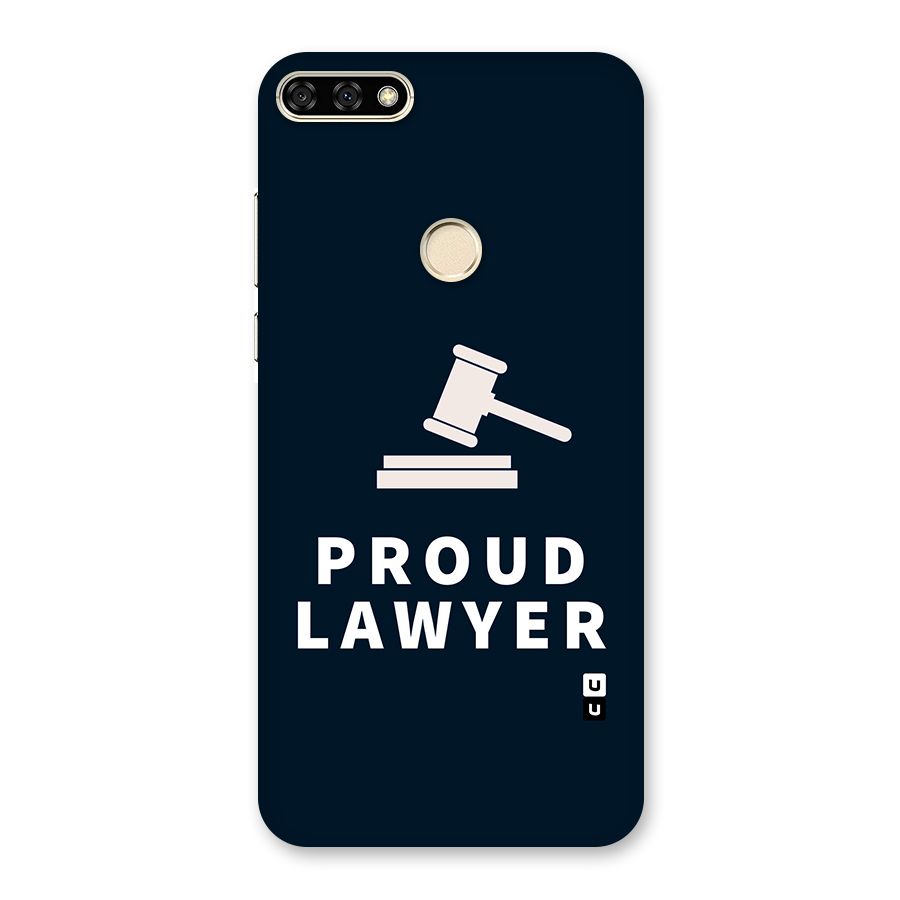 Proud Lawyer Back Case for Honor 7A