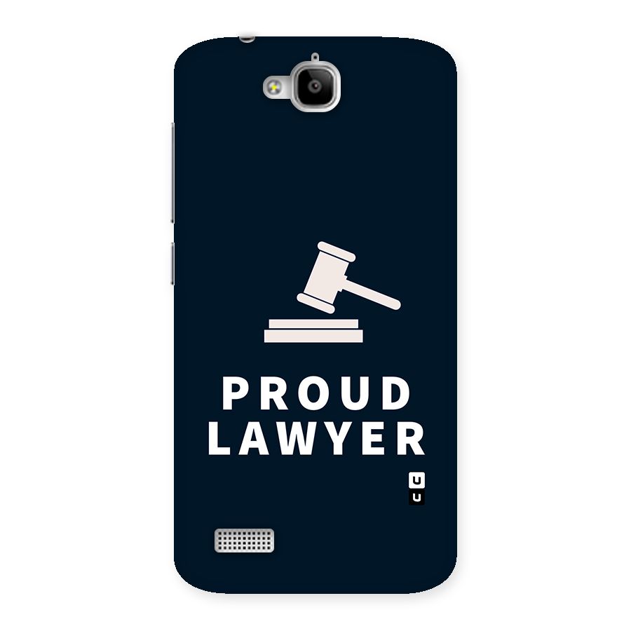 Proud Lawyer Back Case for Honor Holly