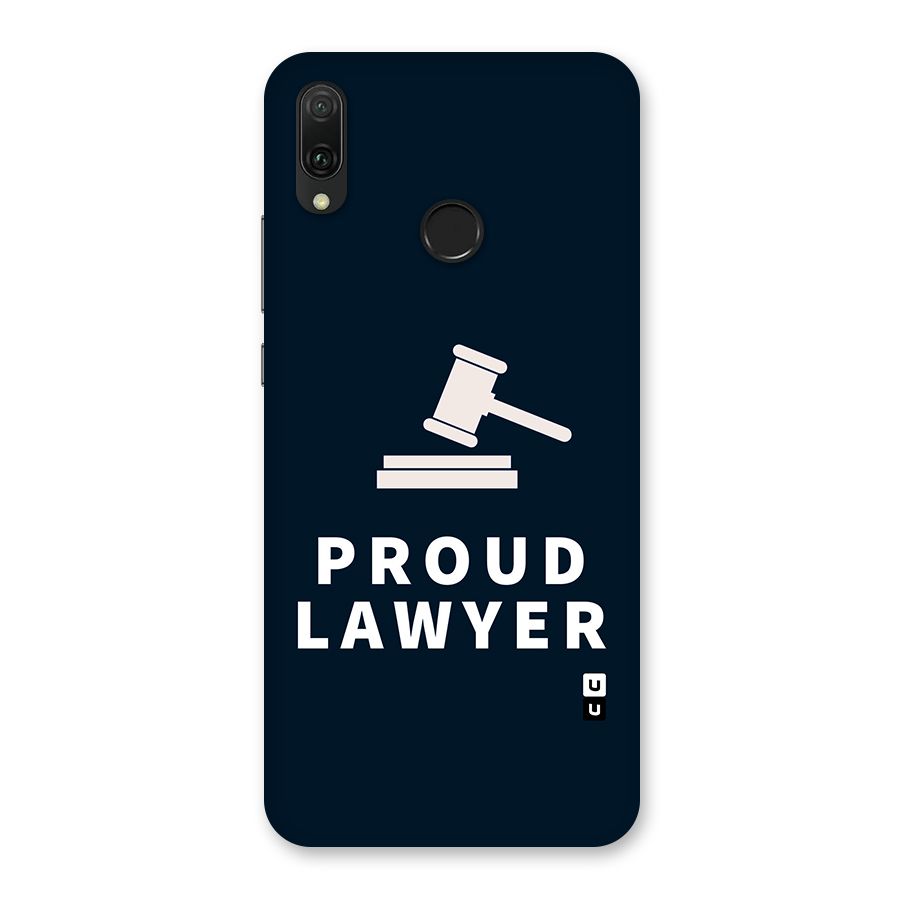 Proud Lawyer Back Case for Huawei Y9 (2019)