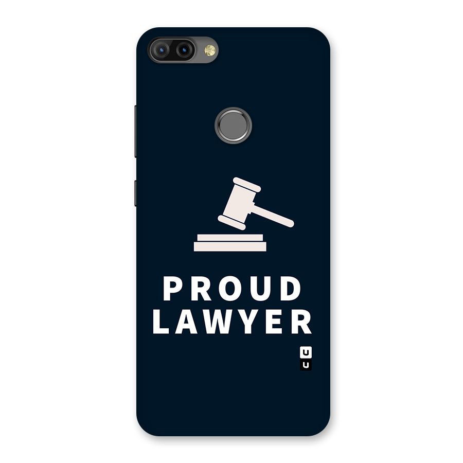 Proud Lawyer Back Case for Infinix Hot 6 Pro