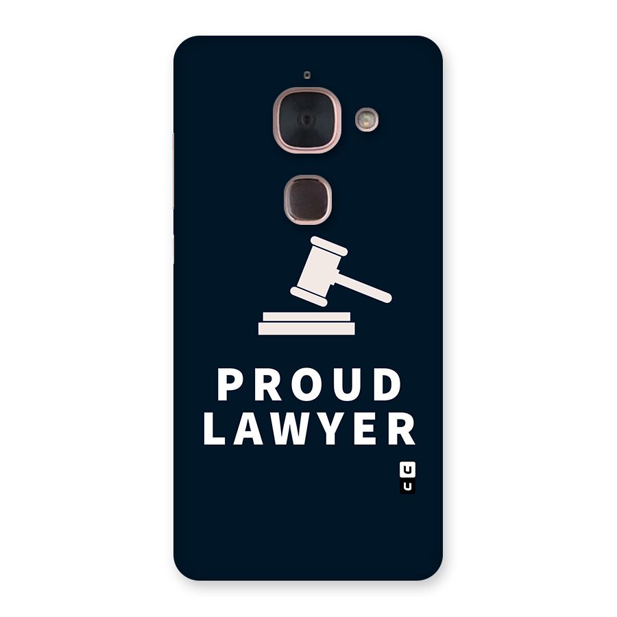 Proud Lawyer Back Case for Le Max 2