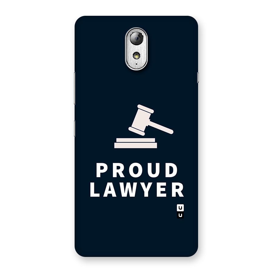 Proud Lawyer Back Case for Lenovo Vibe P1M