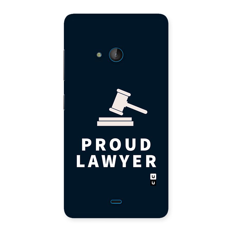 Proud Lawyer Back Case for Lumia 540
