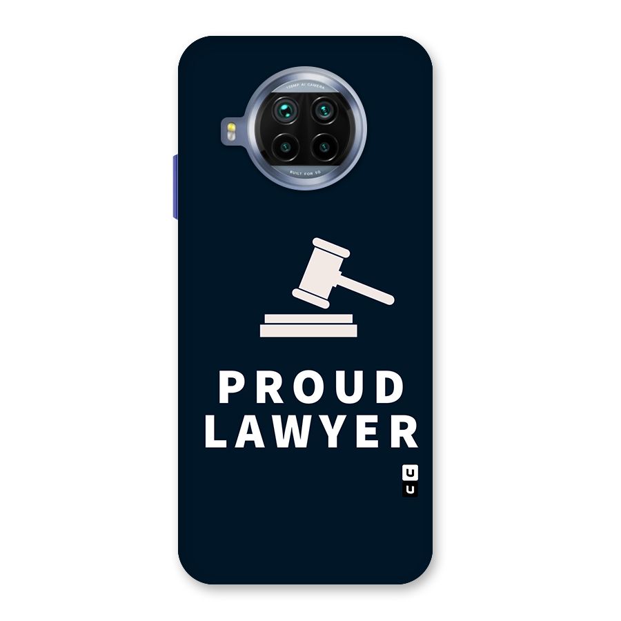 Proud Lawyer Glass Back Case for Mi 10i