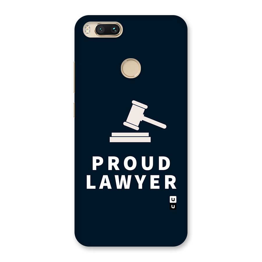 Proud Lawyer Back Case for Mi A1