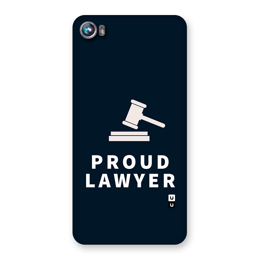 Proud Lawyer Back Case for Micromax Canvas Fire 4 A107