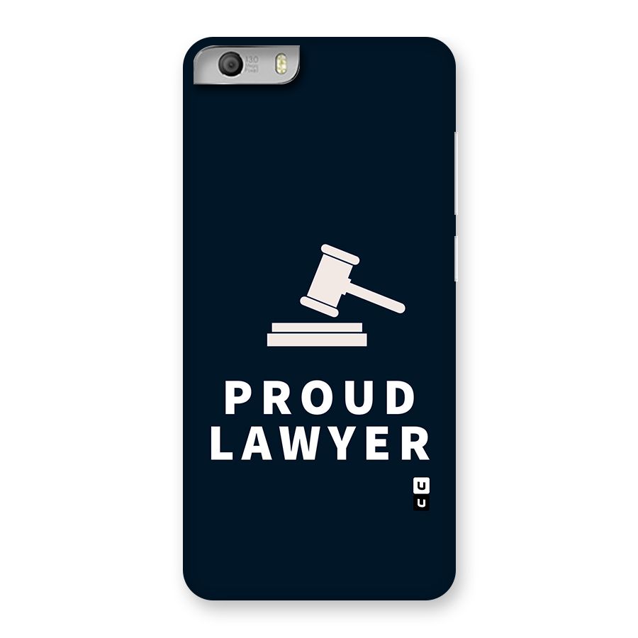 Proud Lawyer Back Case for Micromax Canvas Knight 2