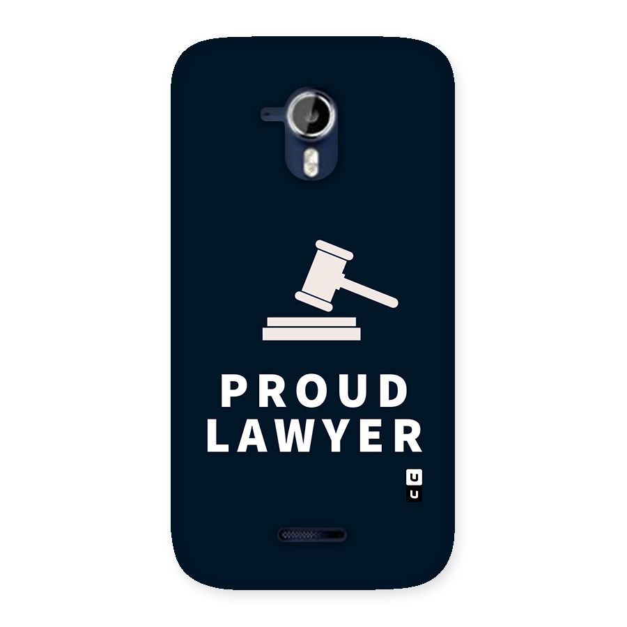 Proud Lawyer Back Case for Micromax Canvas Magnus A117