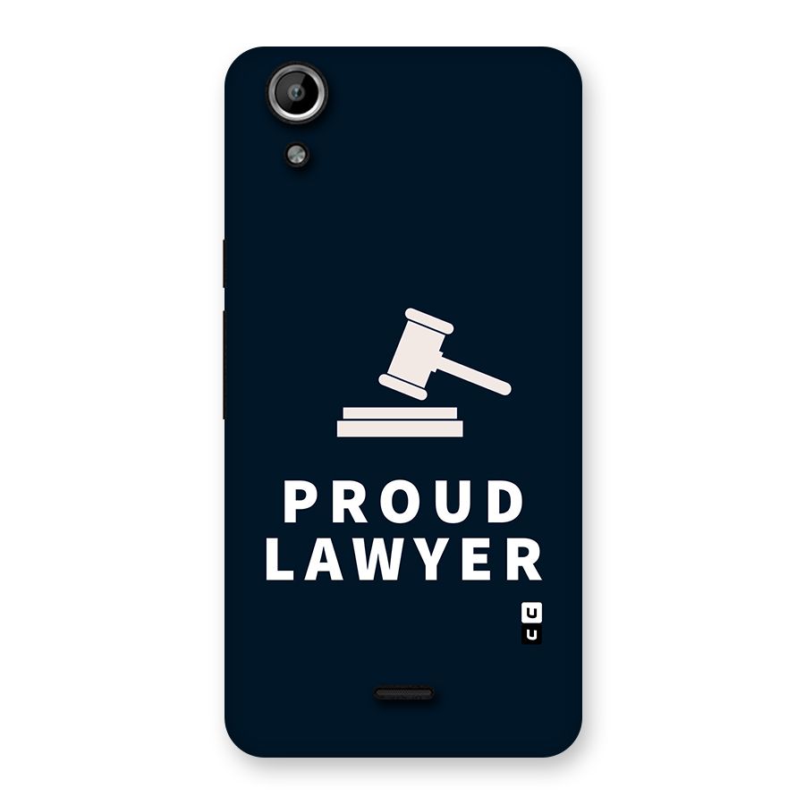 Proud Lawyer Back Case for Micromax Canvas Selfie Lens Q345