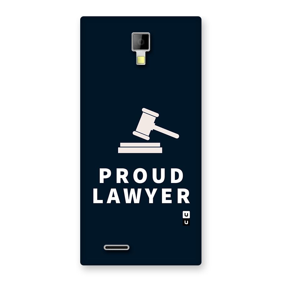 Proud Lawyer Back Case for Micromax Canvas Xpress A99