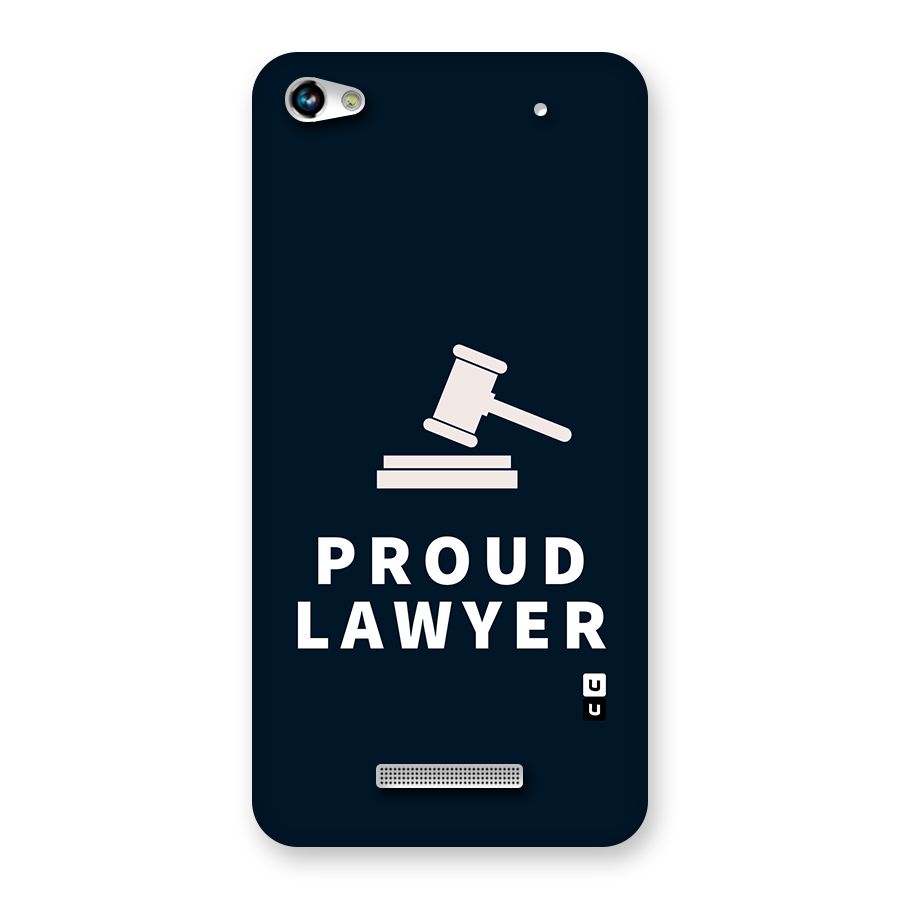 Proud Lawyer Back Case for Micromax Hue 2