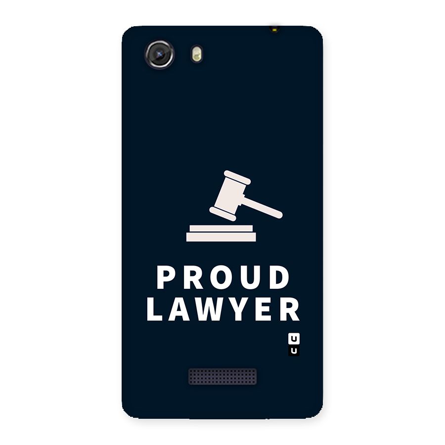 Proud Lawyer Back Case for Micromax Unite 3