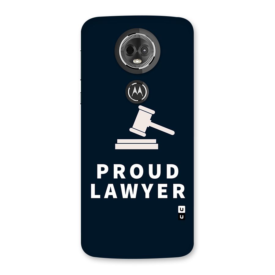 Proud Lawyer Back Case for Moto E5 Plus