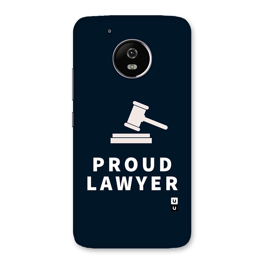 Proud Lawyer Back Case for Moto G5