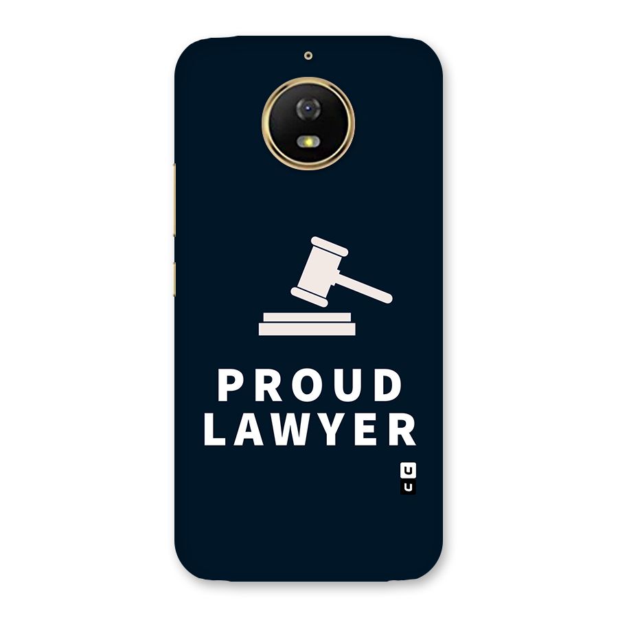 Proud Lawyer Back Case for Moto G5s