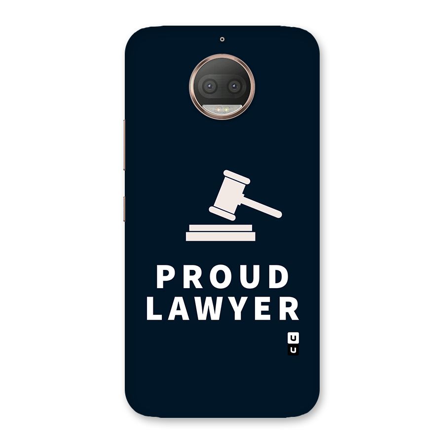 Proud Lawyer Back Case for Moto G5s Plus
