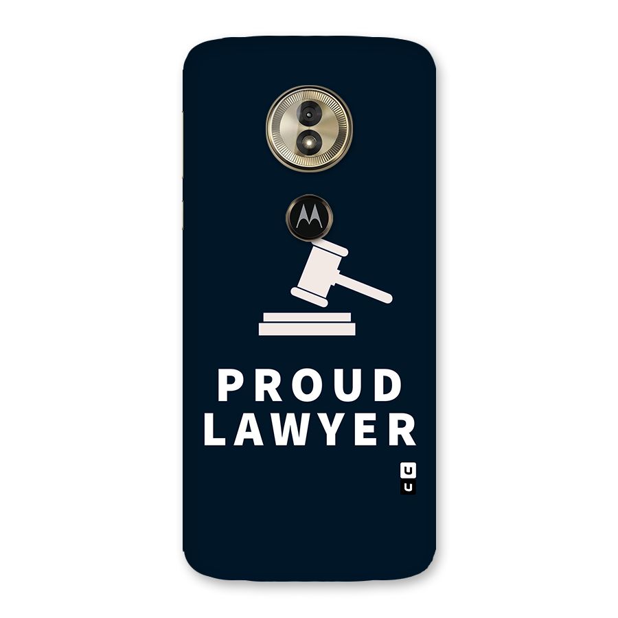 Proud Lawyer Back Case for Moto G6 Play