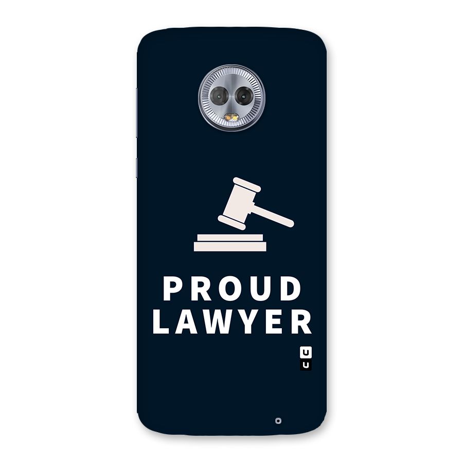 Proud Lawyer Back Case for Moto G6 Plus