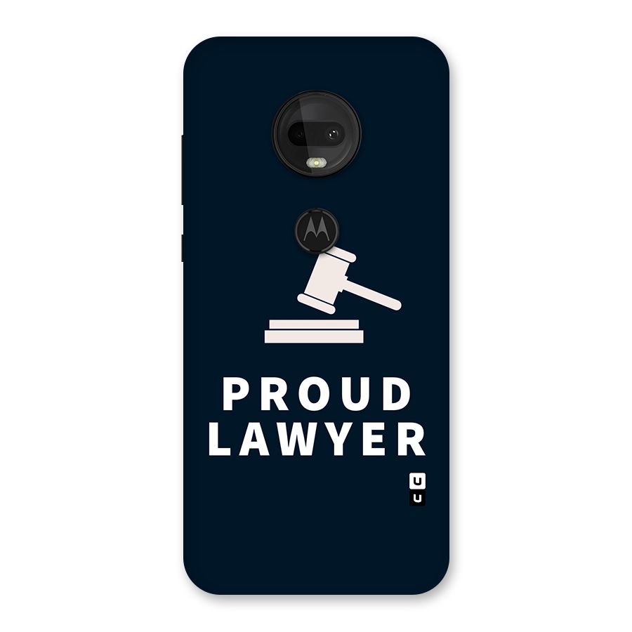 Proud Lawyer Back Case for Moto G7