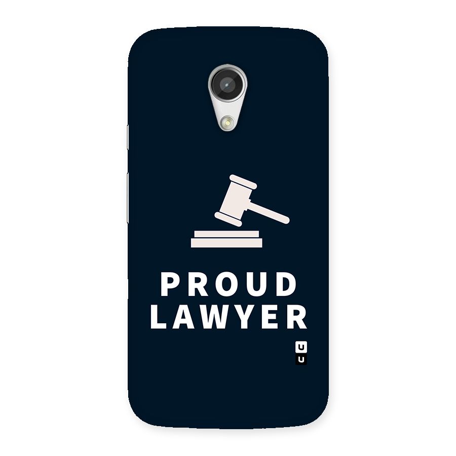Proud Lawyer Back Case for Moto G 2nd Gen