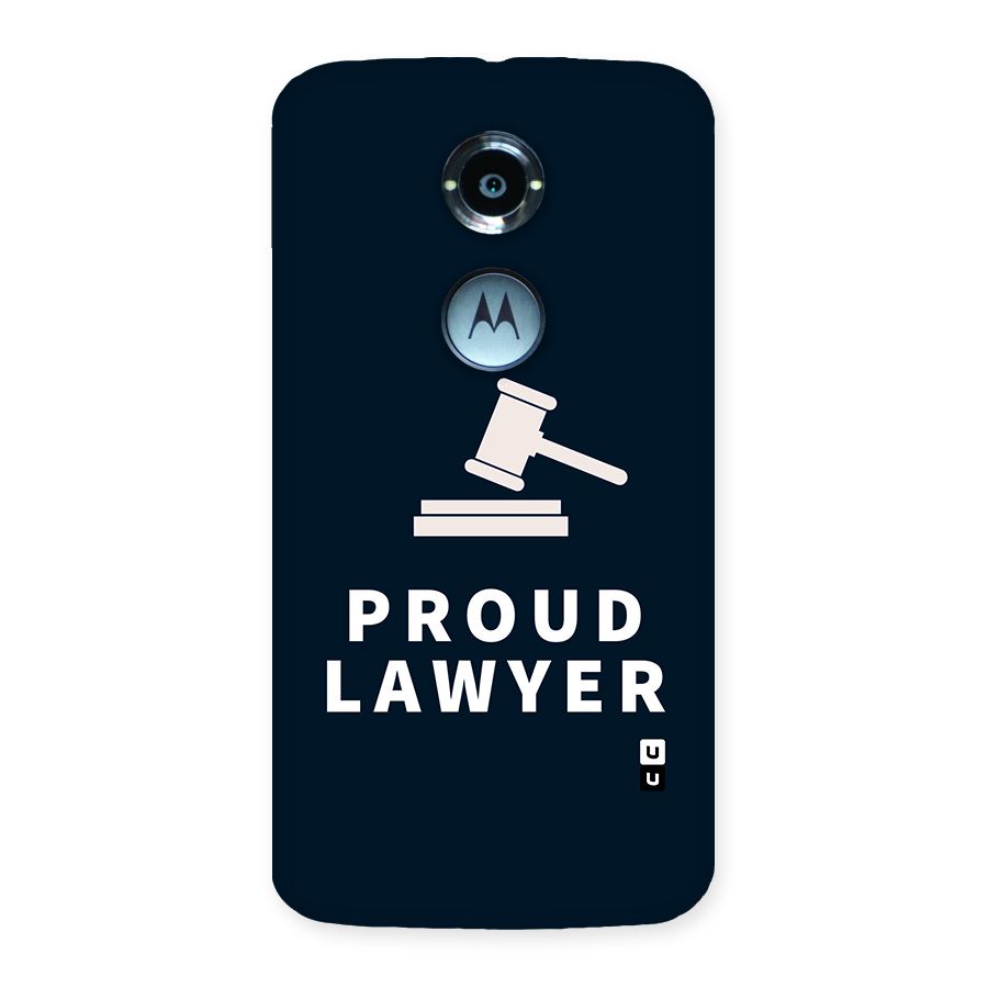 Proud Lawyer Back Case for Moto X 2nd Gen