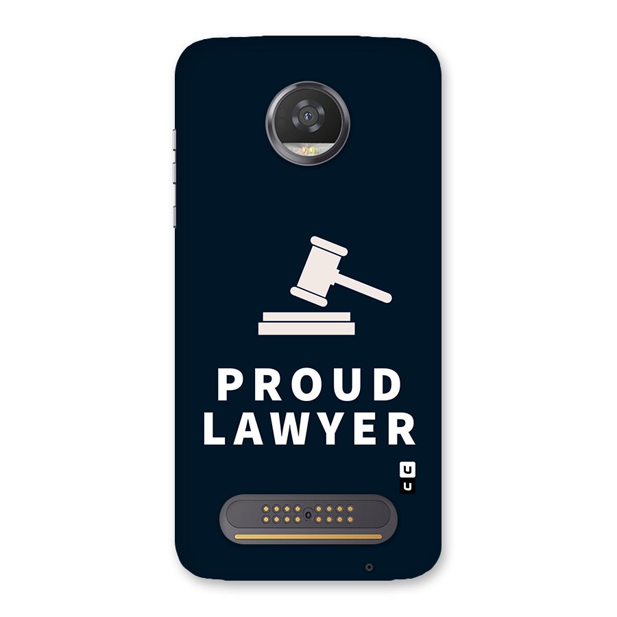 Proud Lawyer Back Case for Moto Z2 Play